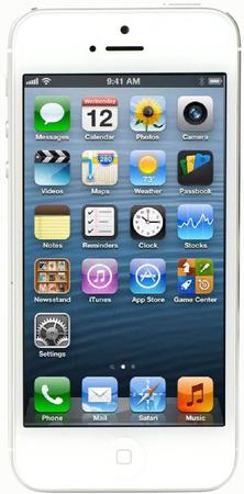 Смартфон Apple iPhone 5 32Gb White & Silver - Тосно