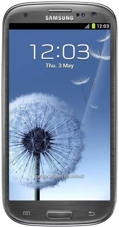Смартфон Samsung Galaxy S3 GT-I9300 16Gb Titanium grey - Тосно
